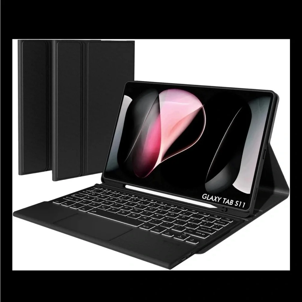 Doohoeek Bluetooth Keyboard Case for Samsung Galaxy Tab S11 11 inch 2025, New Bl